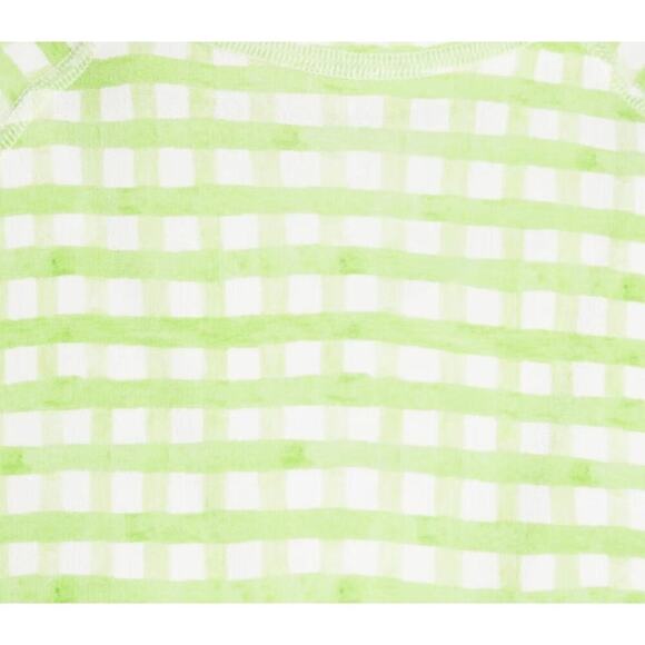 Jacquemus Tuba cropped gingham jersey turtleneck top - Picture 2 of 9